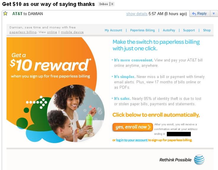 att paperless billing email
